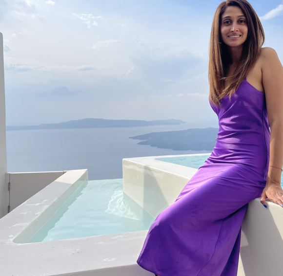 Purple Silk Slip Dresses